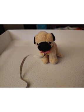 Our Generation Small Mini pets dog puppy Plush Toy Fawn/Brown pug